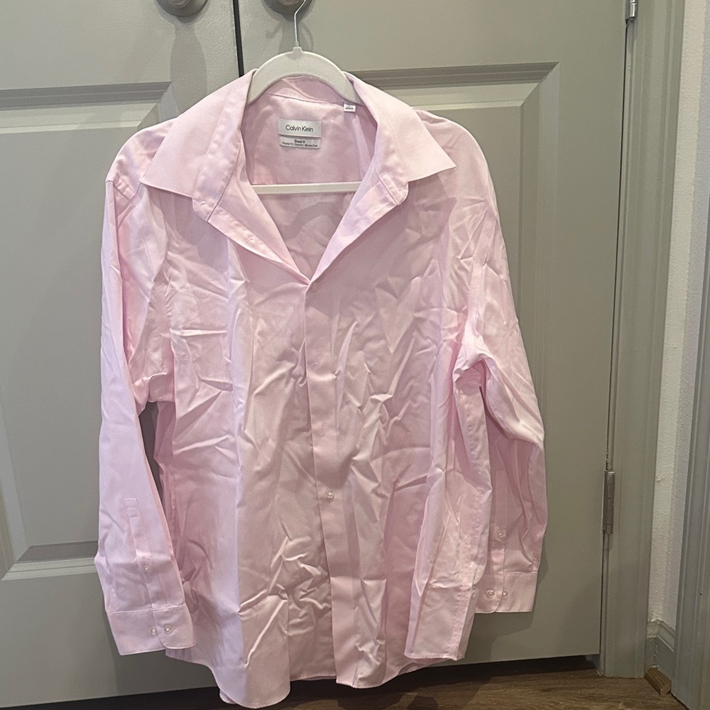 Calvin Klein Light Pink Men's Dress Shirt